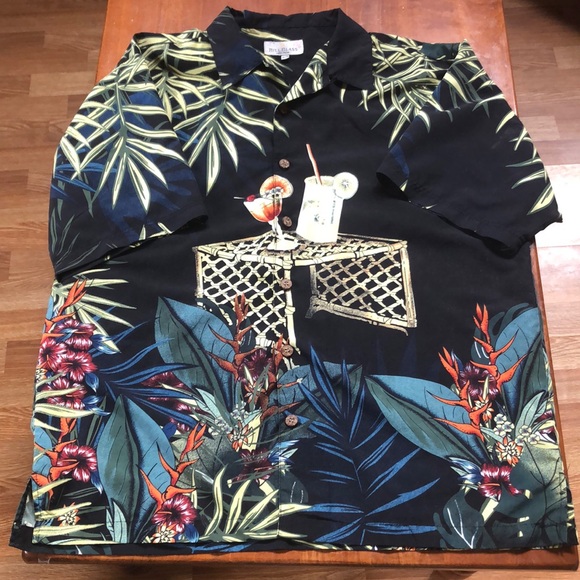 Bill Blass Hawaiian Tropical shirt - Picture 1 of 3